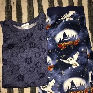 NWOT Harry Potter Pajama Set